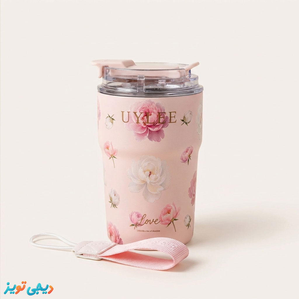 uylee-pink تراول ماگ صورتی